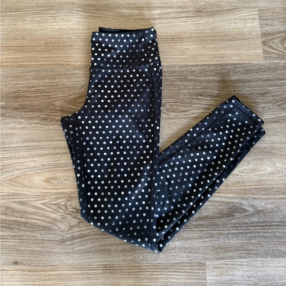 ATHLETA Women’s Crystal Chaturanga Reversible Polka Dot Leggings Size Medium - Picture 6 of 6